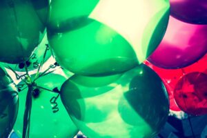 Ballonnen groen