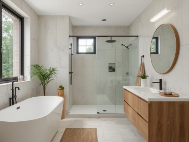 Badkamerstyling loodgieterswerk